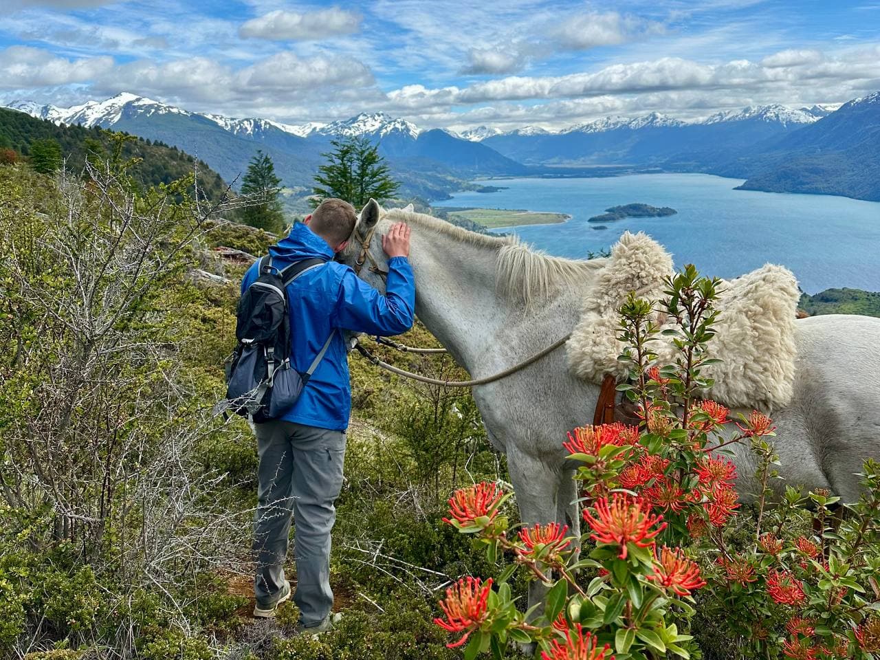 Horseback riding in Aysén region